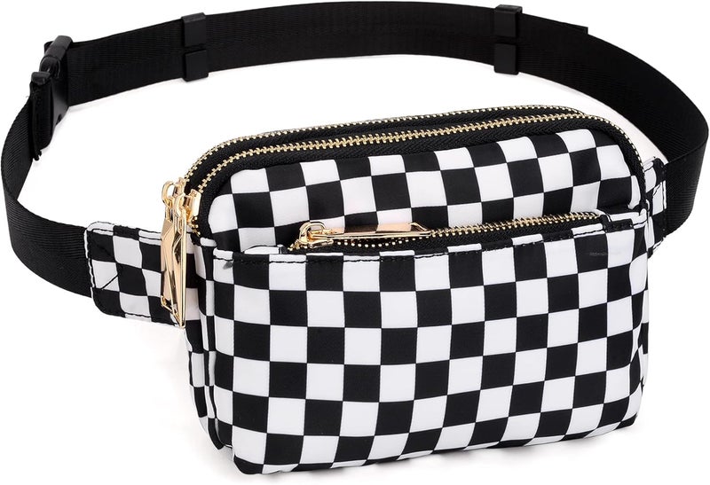UTO Fanny Pack for Women Crossbody Trendy Fashion Belt Purse Chest Waist Hip Bumbag for Outdoor Shopping Travel Hiking - Image 1
